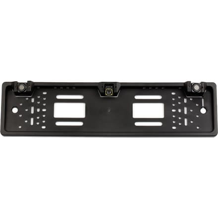 Europese kentekenplaat achteruitrijcamera 12 LED-achteruitrijcamera met achteruitrijradarsysteem 12-LED black