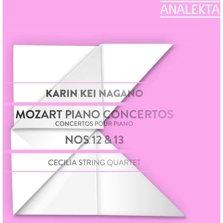 Karin Kei Nagano & Cecilia String Quartet - K.414 No.12 & K.415 No.13: Concertos For Piano (CD)