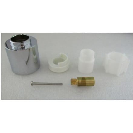 Steinberg replacement chrome sleeve for Pushtronic thermostat 099.4039