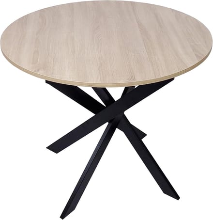 Ronde Eettafel - Eettafel Zen - Samen Eten - Capaciteit 4 Personen - 90 x 90 x 77 cm