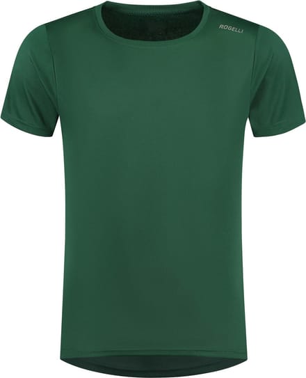 Rogelli Promo Heren Hardloopshirt - Korte mouw - Donkergroen