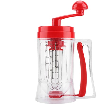 Handheld Handmatige Pannenkoek Cupcake Beslag Mixer Dispenser Blender Machine Bakgereedschap red