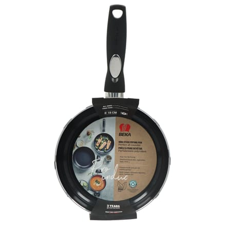 Beka Pro Induc Koekenpan - Ø 18 cm - Braadpan - Keramische antikleeflaag - PFAS-vrij - Geschiktvoor inductie - Zwart