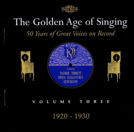 Various Artists - The Golden Age Of Singing Volume 3, 1920-1930 (2 CD)