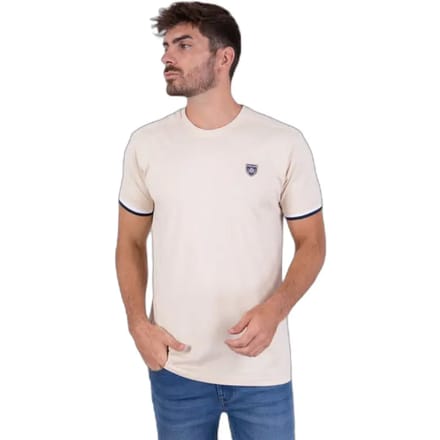 T-shirt met stiksels Camberabero
