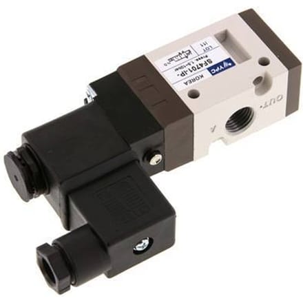 3/2 G1/4'' NO Magneetventiel 24V DC 1.5-10bar/21.0-140psi YPC