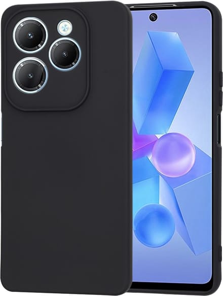 Hoesje geschikt voor Infinix Hot 40 Pro - Techsuit Soft Flex Silicone Back Cover - Black