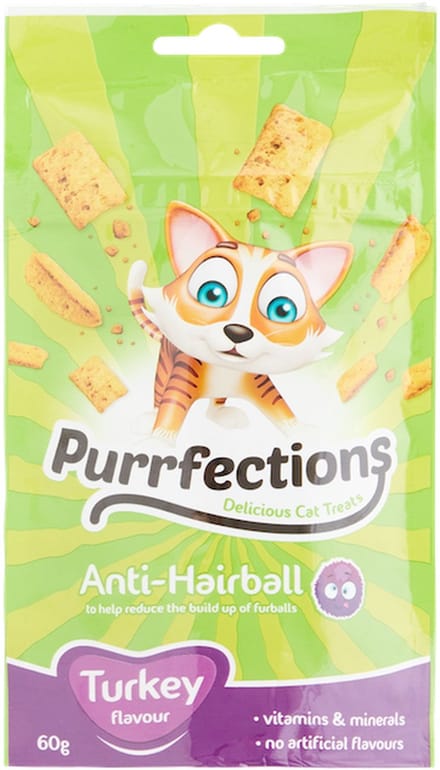 Purrfections Kattensnacks - Kalkoen - 5 x 60 gr