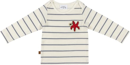 Frogs and Dogs-Pirate Shirt Stripes-Off White - Maat 86