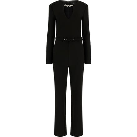 GUESS Talitha Jumpsuit Jet Black A996 Größe: 48 | Jumpsuits Outlet | Damen | Schwarz