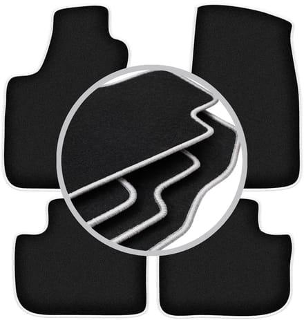 CARLUX-SILVER automatten voor: Dodge Charger coupé (2006-2010)