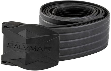 Salvimar Nylon Elastische Riem Met Slangenprint En Eco-gesp Zwart