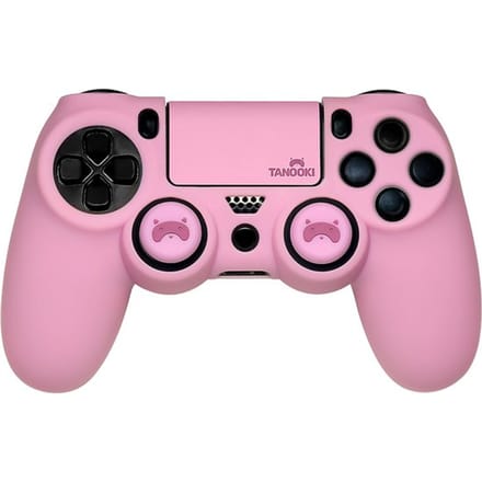 Tanooki PS4 Controller Skin met Thumb Grips en Touchpad Sticker