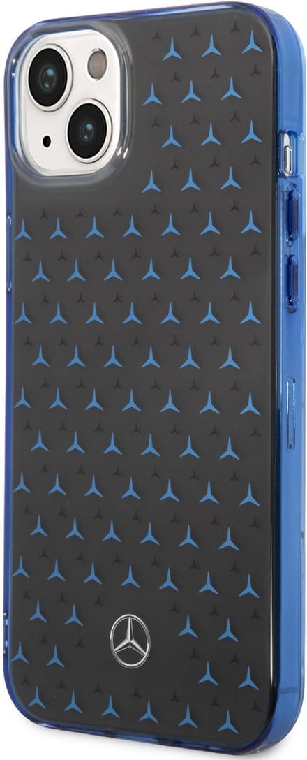 Mercedes-Benz Backcover - iPhone 14 Plus & 15 Plus - Blauw - Dun & Schokabsorberend Design