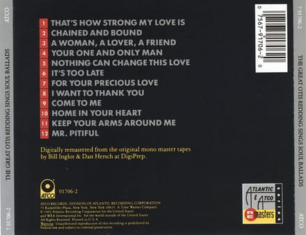 The Great Otis Redding Sings Soul Ballads