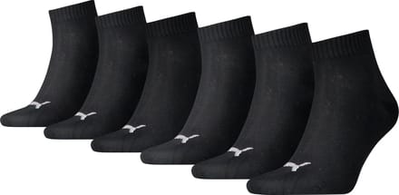 Puma - Unisex Sokken in kwartlengte - 6 Pack - Maat 43-46