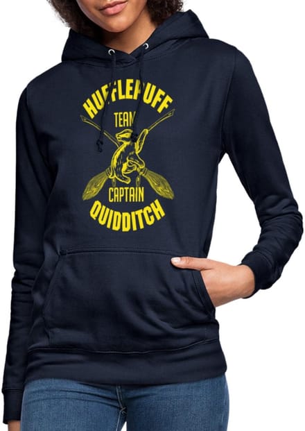 Harry Potter Hufflepuff Team Captain Quidditch Hoodie Dames