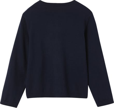 Vertbaudet Meisjesvest Basics van fijn breisel