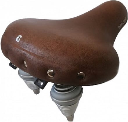zadel Retro XL 270 mm unisex bruin