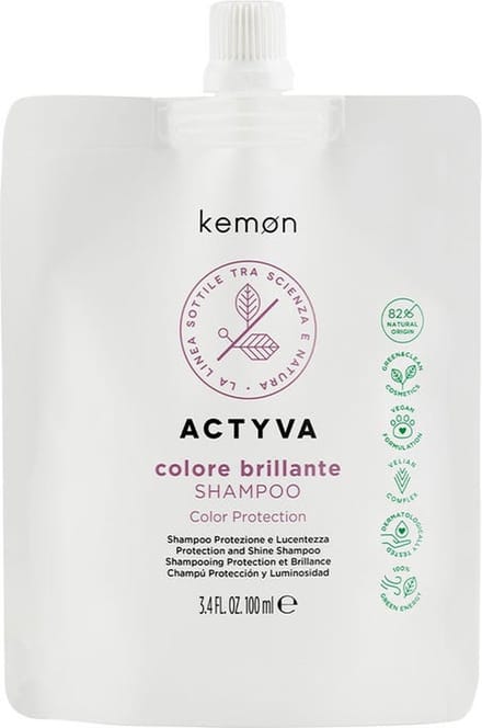 kemon Actyva Colore Brillante Shampoo Pouch Bag 100 ml