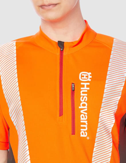Husqvarna werk t-shirt high viz tech m