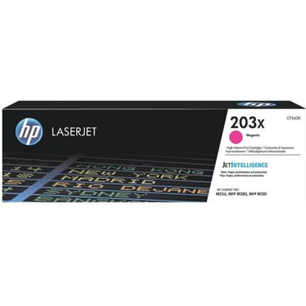 HP CF543X nr. 203X toner cartridge magenta hoge capaciteit (origineel)