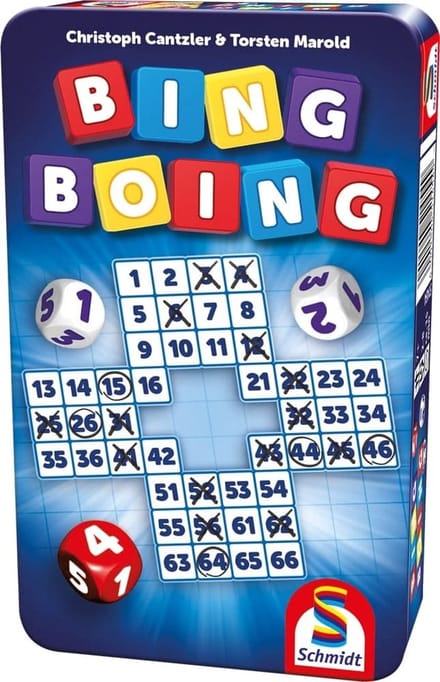 Schmidt® - Bing Boing - Dobbelspel - Familiespel - vanaf 7 jaar - 2-8 spelers