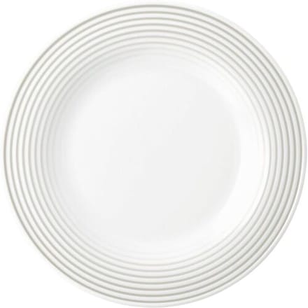 (6 stuks) SELTMANN WEIDEN Bord - plat - Ø 260mm - Parelgrijs