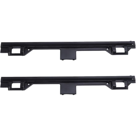 2 stuks Stofzuiger Schrapstrip ABS Vloerschrobber Schraper Vervanging Stofzuigeraccessoire black
