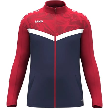 Jako Iconic Polyestervest Kinderen - Marine / Chilirood | Maat: 164