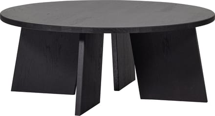 WOOOD Fries Salontafel - Eikenhout - Blacknight - 36x90x90