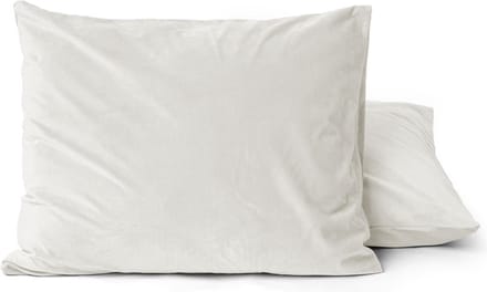 Zavelo Velvet Kussenslopen Creme (2-stuks)