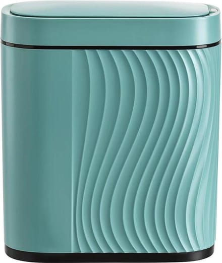 Badkamervuilnisemmer met sensor - 8 l automatische molenemmer - infrarood bewegingssensor - groen .