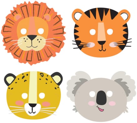 Amscan - Ballonnen 'Get Wild' 27 cm - 6 stuks
