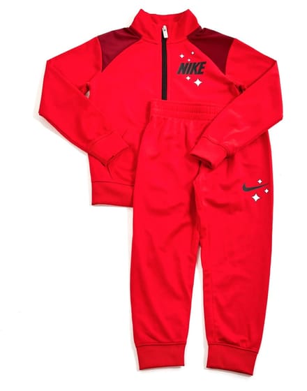 Nike - Jongens - Allday Tricot Set - Rood - Maat 74-80