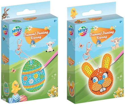 Creative Craft Group diamond painting sleutelhanger knutselset Pasen.