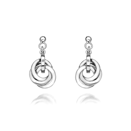 Hot Diamonds DE388 - Trio oorknoppen - Zilver