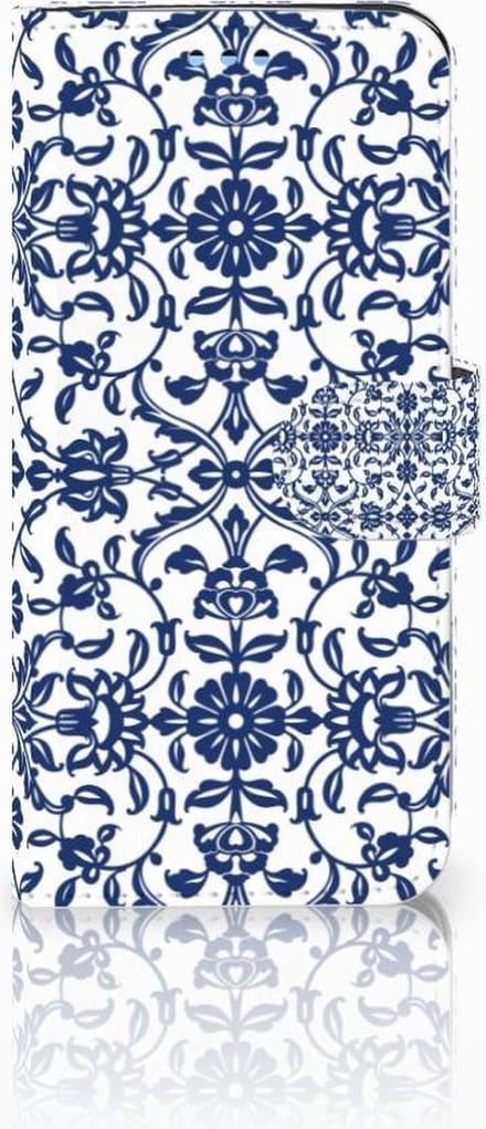 Samsung Galaxy S9 Hoesje Flower Blue