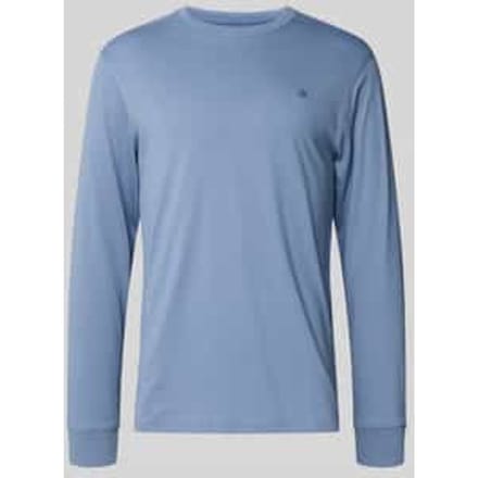 Shirt met lange mouwen en ribboorden