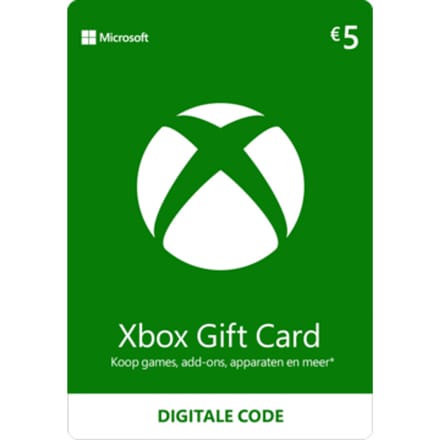 Xbox Gift Card 5 euro | Xbox Kaart | Xbox Tegoed