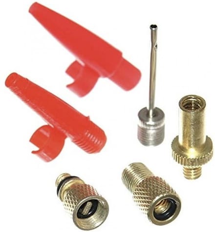 Scoby - Ventieladapter Set - Verloopstukjes - Fietsventielhulp - Valve Kit - 6-delig