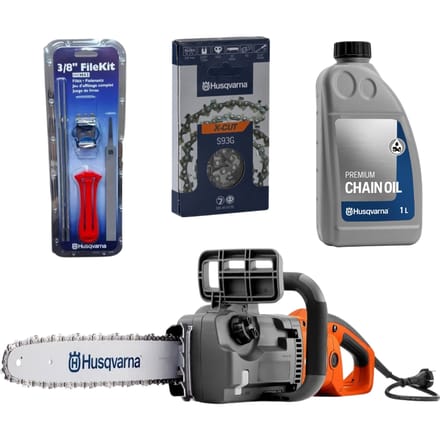Husqvarna 420El Electrische Kettingzaag Actie