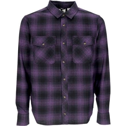 Tacoma Klassiek gradient geruit druivenshirt voor heren met lange mouwen