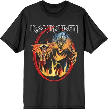 Iron Maiden - Number Of The Beast Devil Tail Heren Tshirt - 2XL - Zwart