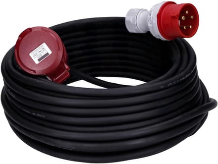 CEE Verlengkabel 5-Polig 400V Sterkstroomkabel H07RN 5x1,5 mm² 16A IP44 25 Meter
