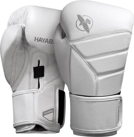 Hayabusa T3 Kanpeki Bokshandschoenen - Leer - Arctisch Wit 14 oz