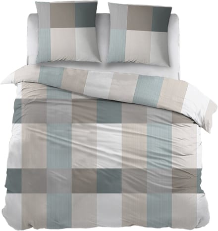Snoozing Greet Dekbedovertrek - Extra breed - 260x200/220 cm - Groen
