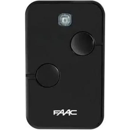 Télécommande - FAAC - XTO2 SLH-DS (Réf. 787030) - 2 boutons - 868 MHz - LED confirmation noir
