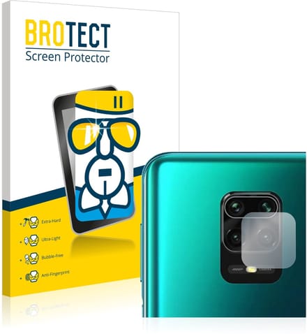 Screenprotector voor Xiaomi Redmi Note 9S / 9 Pro (ALLEEN Camera) Beschermglas transparant