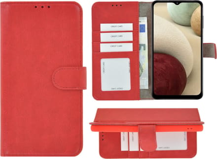 MoDo hoesje Geschikt voor Samsung Galaxy A14 5G - Kunstleer Book Case - Rood